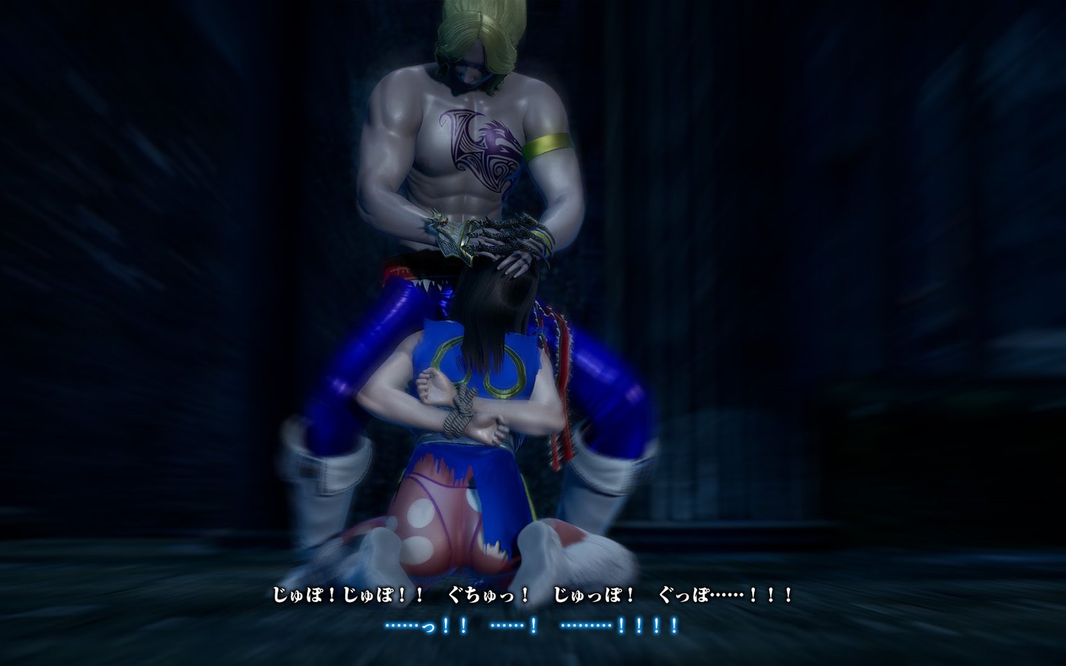 [どどんぱ] 春丽vsバルログ - 败北凌辱 - + -麻宫アテナ败北-