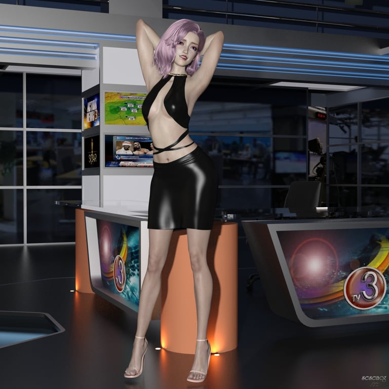 【3D全彩/无修】对魔忍阿莎姬姐的爱望模特都市