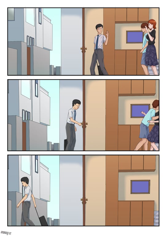 【2D全彩】在手机APP应用交友中遇到的对象居然是母亲！1@完/母子/夫前犯