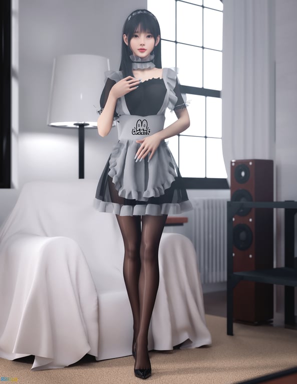 【3D极品/究极黑丝】luckzs大师：神级黑丝女仆！22年新合集Fanbox全集【10月新作/1.5G】
