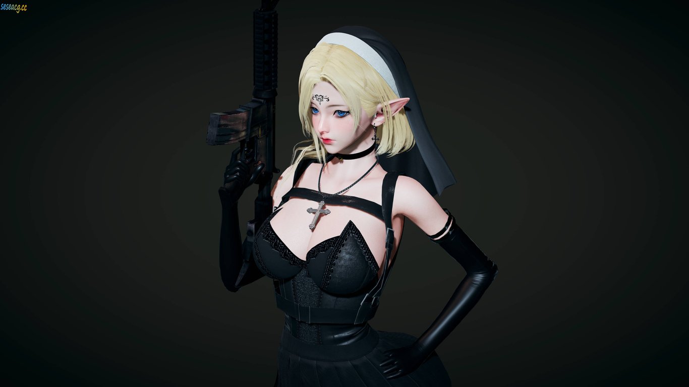 【3D全彩/无修】修女精灵催眠01-02图其他X9堕落RBQ/图集