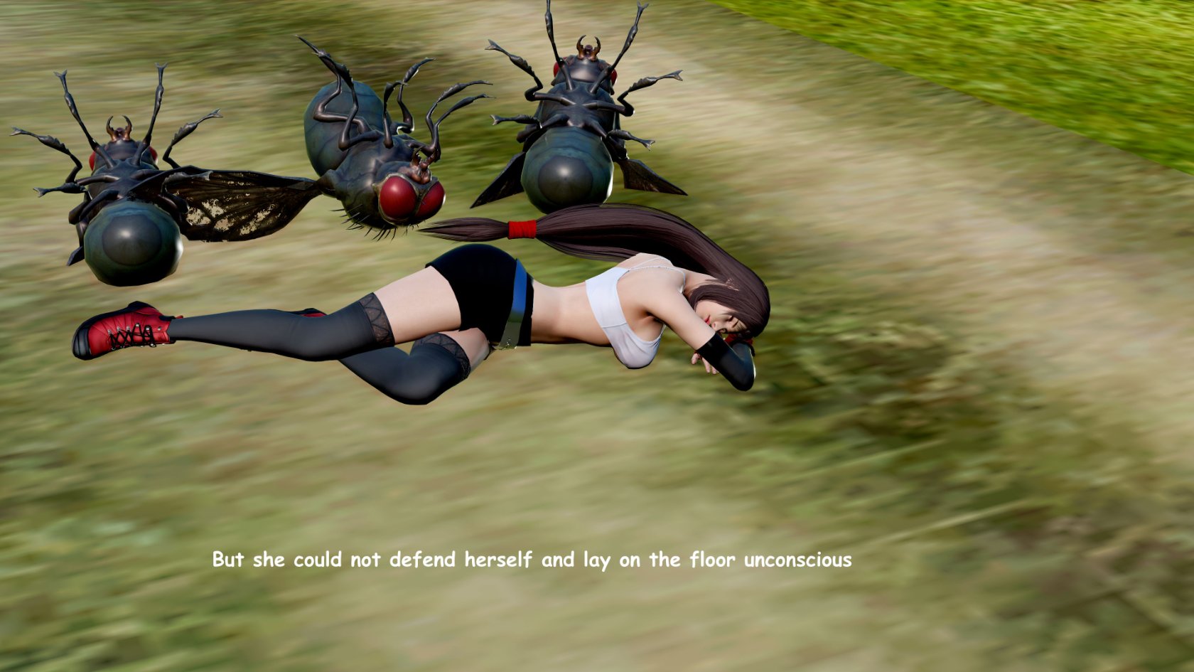 [HoneyHappy] Tifa vs Fly