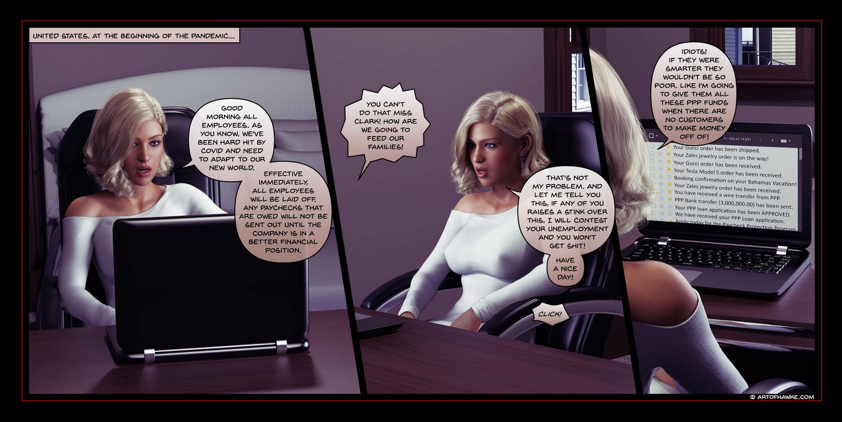 [Hawke] Paycheck Punishment Program