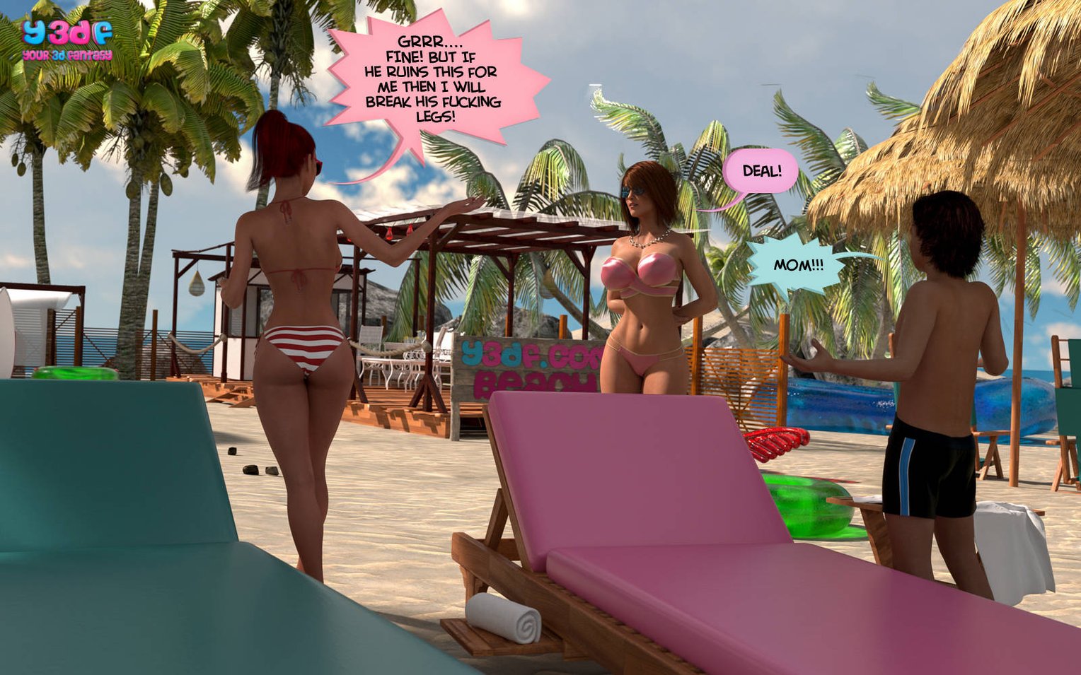 [3D][Y3DF] Vacation [English]