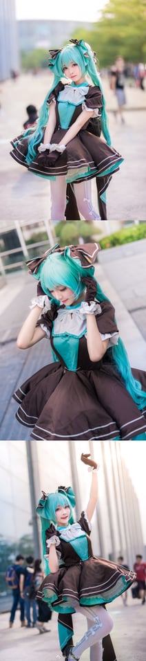 [宵鱼鱼] miku同人兔子洋装