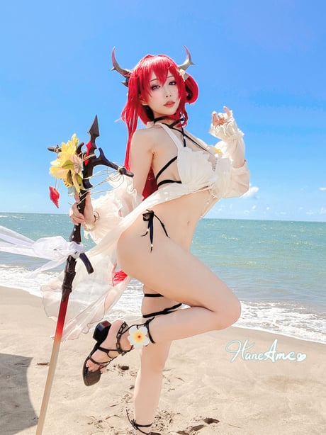 HaneAme - Arknights Surtr 官方泳装-在线ACG，视频动画，漫画，动漫，绅士游戏，3D漫画，福利图片