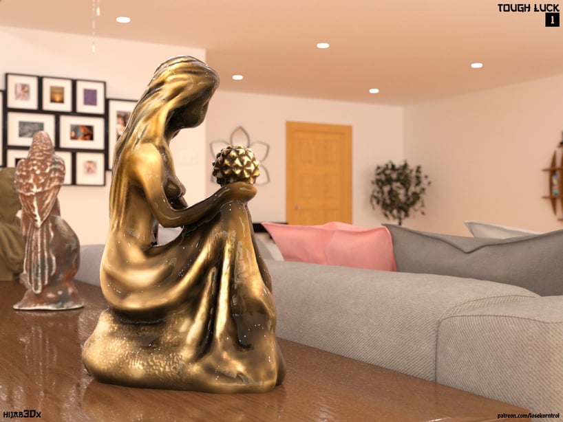 [3D][Losekorntrol] Tough luck-在线ACG，视频动画，漫画，动漫，绅士游戏，3D漫画，福利图片