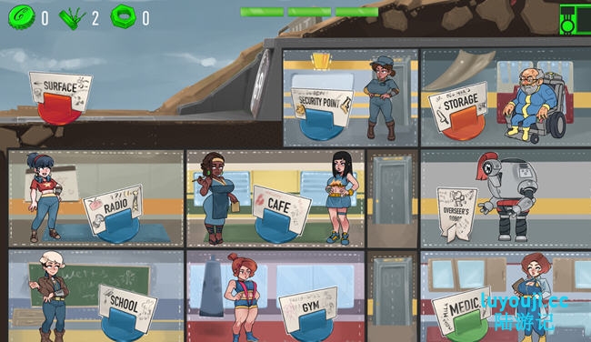 69号避难所 v0.4.0 汉化版 PC+安卓 2D策略SLG游戏 1.3G