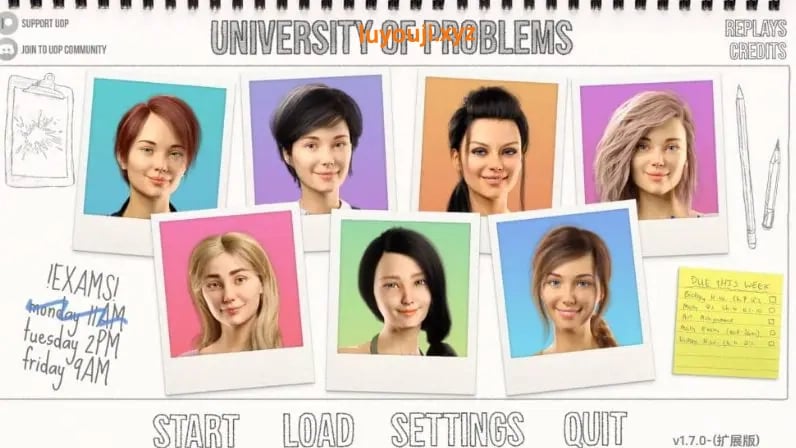 【PC/安卓/AI汉化/欧美/SLG游戏/17G】学院情缘 (University of Problems) Ver1.7.5 AI汉化版+PC+安卓+欧美SLG游戏+17G-中文绅士游戏下载,黄游,色情手机游戏,绅士漫画,里番