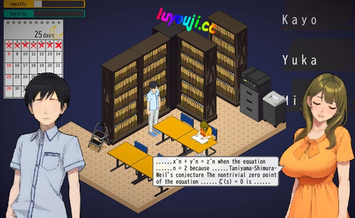 东京女大学生:书呆子与蜂子 STEAM官方中文版 沙盒SLG游戏&NTR 1.9G