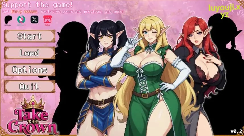 【PC/安卓/AI汉化/日系SLG/沙盒/2.80G】精灵少女夺冠记（Take the Crown） Ver0.2 AI汉化版+PC+安卓+日系SLG游戏+2.80G-中文绅士游戏下载,黄游,色情手机游戏,绅士漫画,里番
