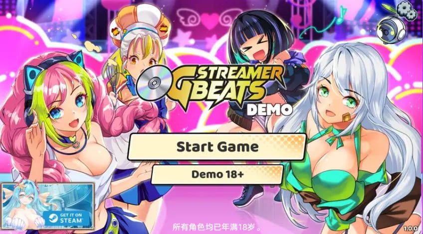 【PC/官中/休闲/ACT游戏/2.0G】OG 主播计划：节奏出道！（OG Streamer Beats）Ver1.0.004官中步兵版 正式版+存档+休闲ACT游戏+2.0G-中文绅士游戏下载,黄游,色情手机游戏,绅士漫画,里番