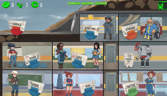 69号避难所 v0.4.3 汉化版 PC+安卓 2D策略SLG游戏 1.7G