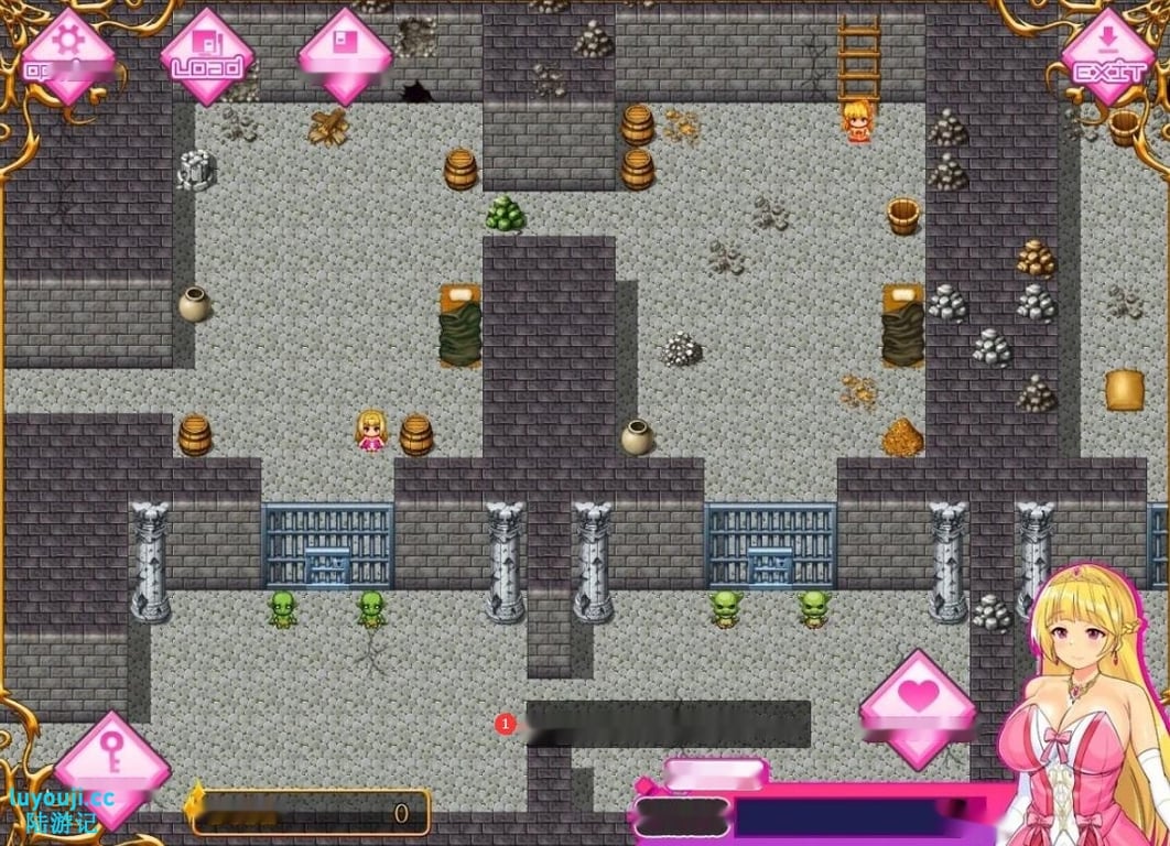 【SD/2D/日系RPG/汉化】被俘的玛丽公主和堕落的怪物城堡 双端汉化版【1.2G】