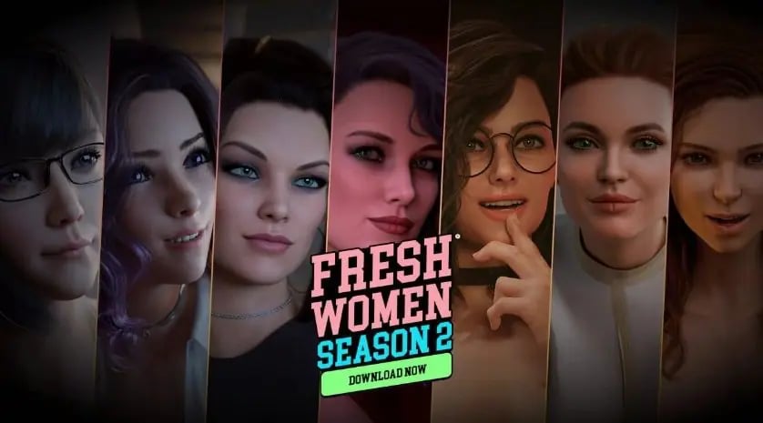 【PC/安卓/官中/欧美/SLG游戏/8.77G】 新生也疯狂第2季 + 第1季(FreshWomen) 官中赞助最终版+PC+安卓+欧美SLG游戏+8.77G-中文绅士游戏下载,黄游,色情手机游戏,绅士漫画,里番