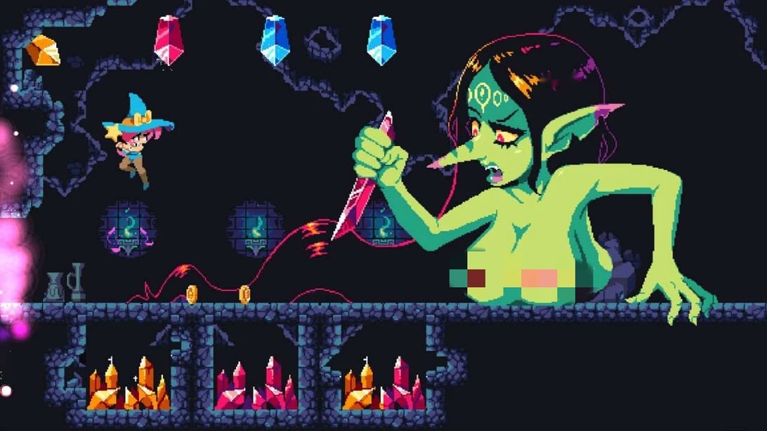 [动作ACT/像素动态] 翻转女巫 FlipWitch – Forbidden Sex Hex v1.5 官方中文版 3.2G-在线ACG，视频动画，漫画，动漫，绅士游戏，3D漫画，福利图片