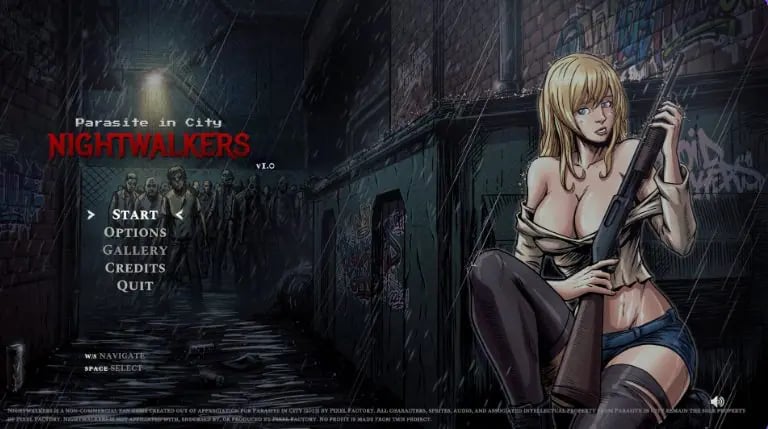 【PC/生肉/动作/ACT游戏/440M】 寄生虫城市：夜行者 （Parasite in City Nightwalkers） Ver1.05 生肉版+动作ACT游戏+440M-中文绅士游戏下载,黄游,色情手机游戏,绅士漫画,里番