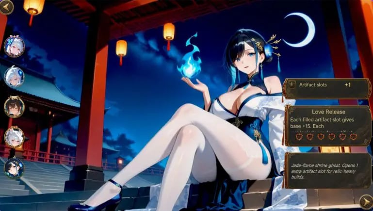 【PC/官中/国风/SLG游戏/9.90G】 幽牍夜话 （Forbidden Scrolls Midnight Whispers） 官中步兵版+国风SLG游戏+9.90G-中文绅士游戏下载,黄游,色情手机游戏,绅士漫画,里番
