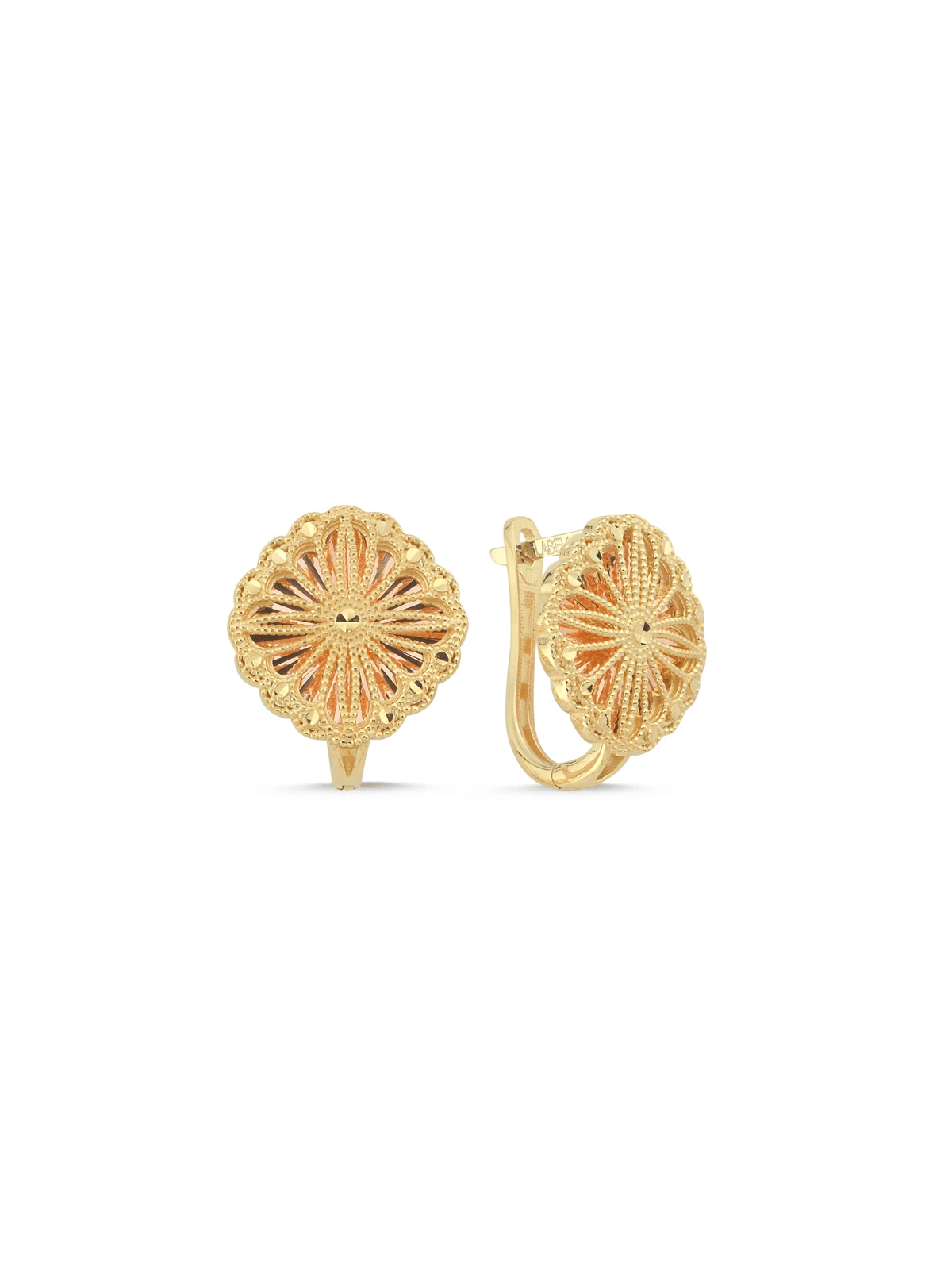 Nakış Altın Küpe