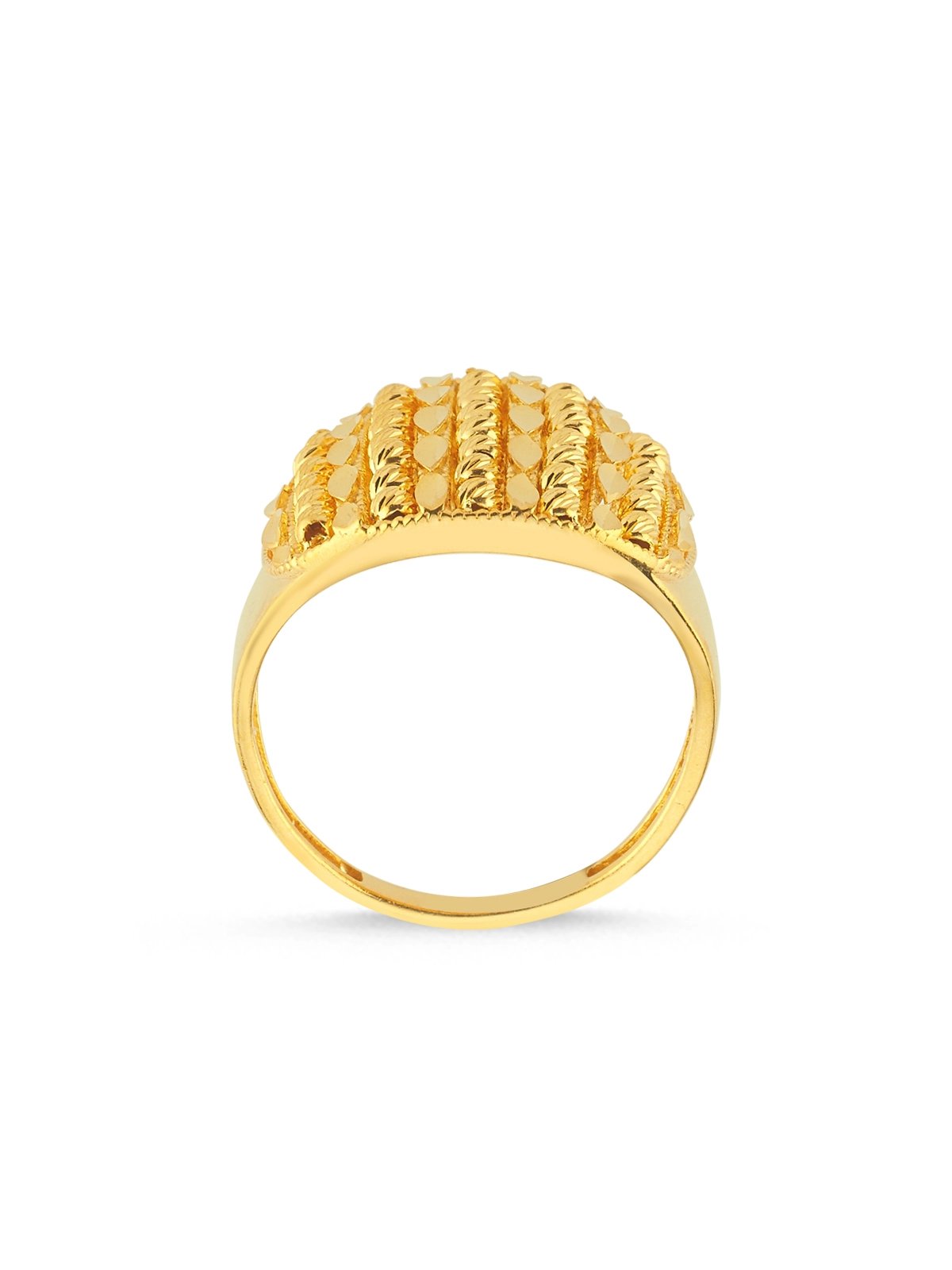 Dorika Top Şerit Altın Yüzük