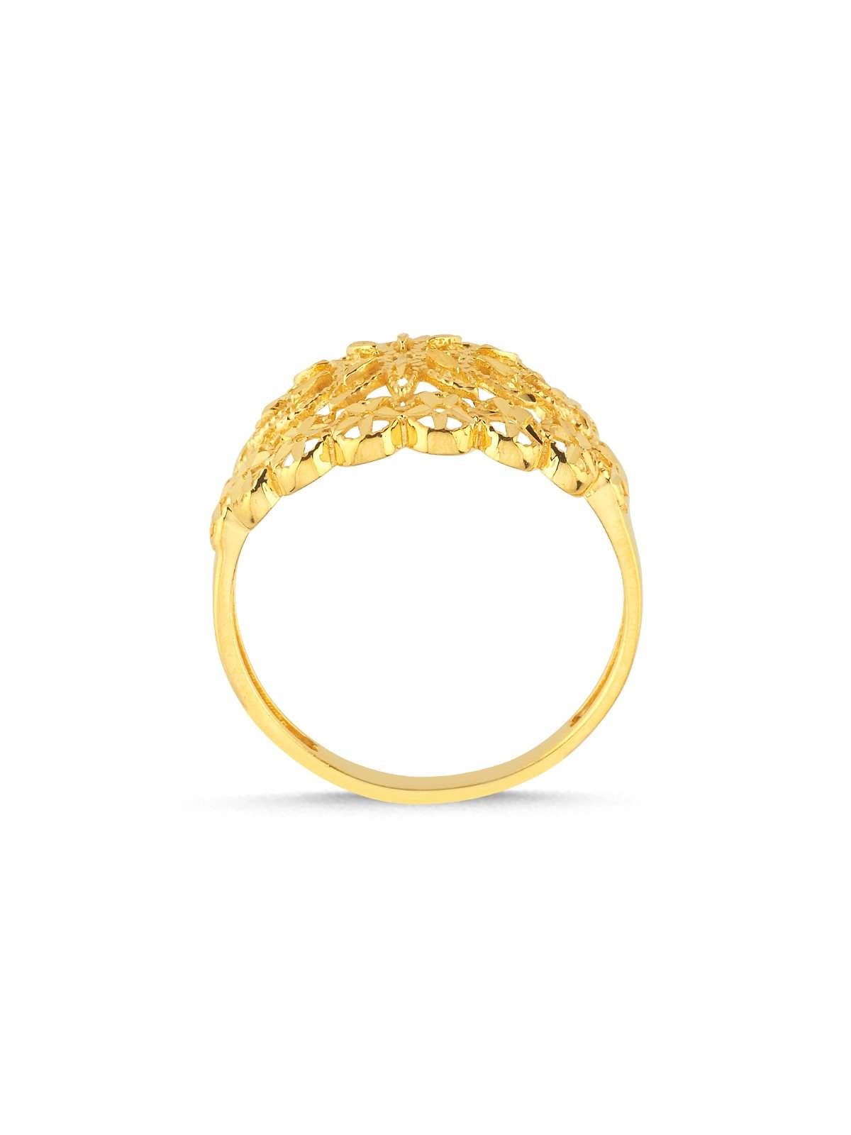 Işık Dalgası Altın Yüzük