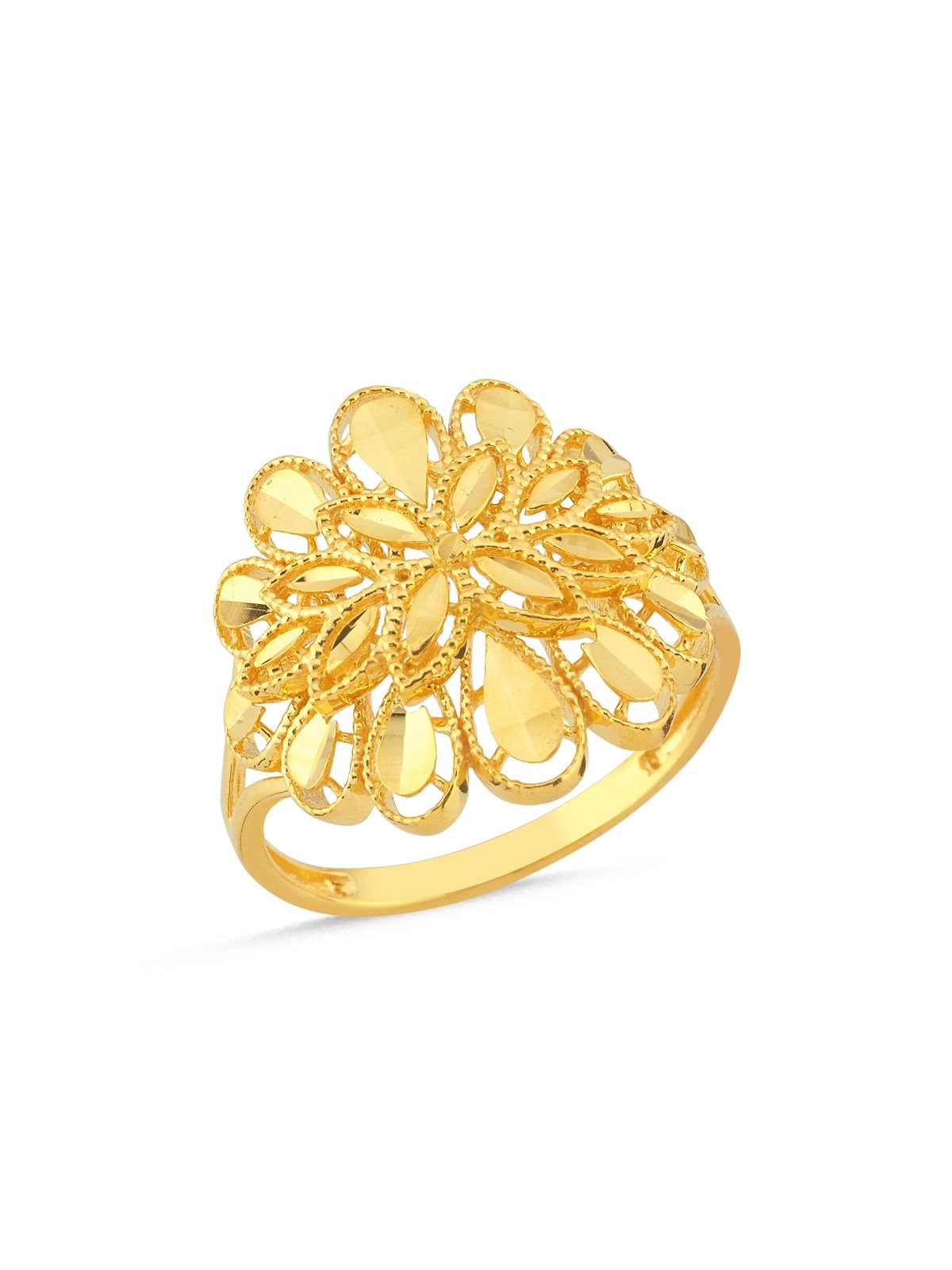 Saray Çiçeği Altın Yüzük