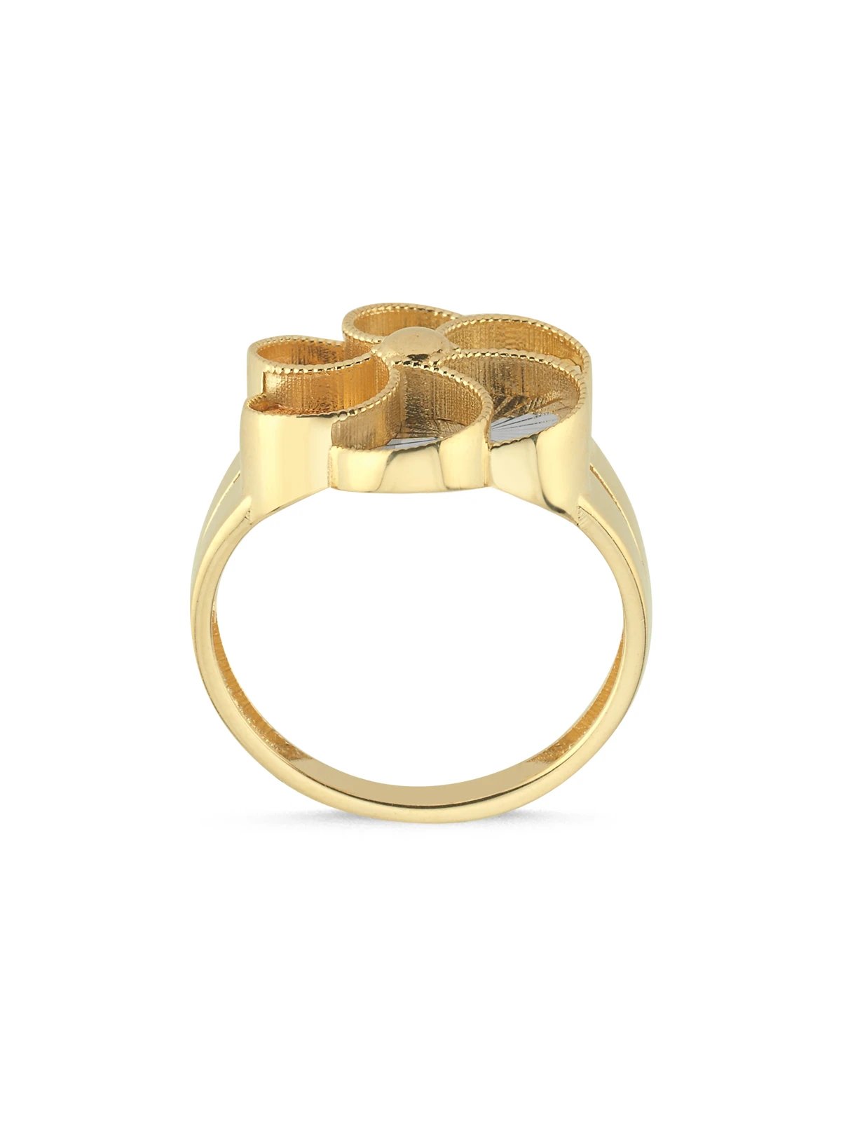 Şans Çiçeği Altın Yüzük