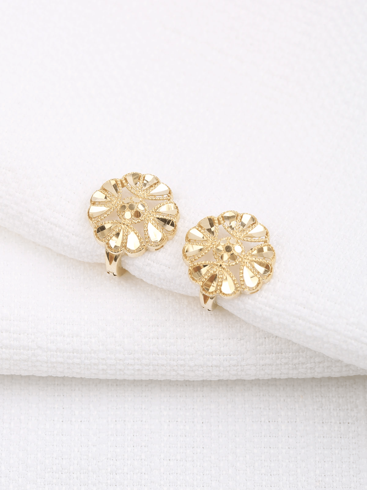 Güneş Işığı Altın Küpe