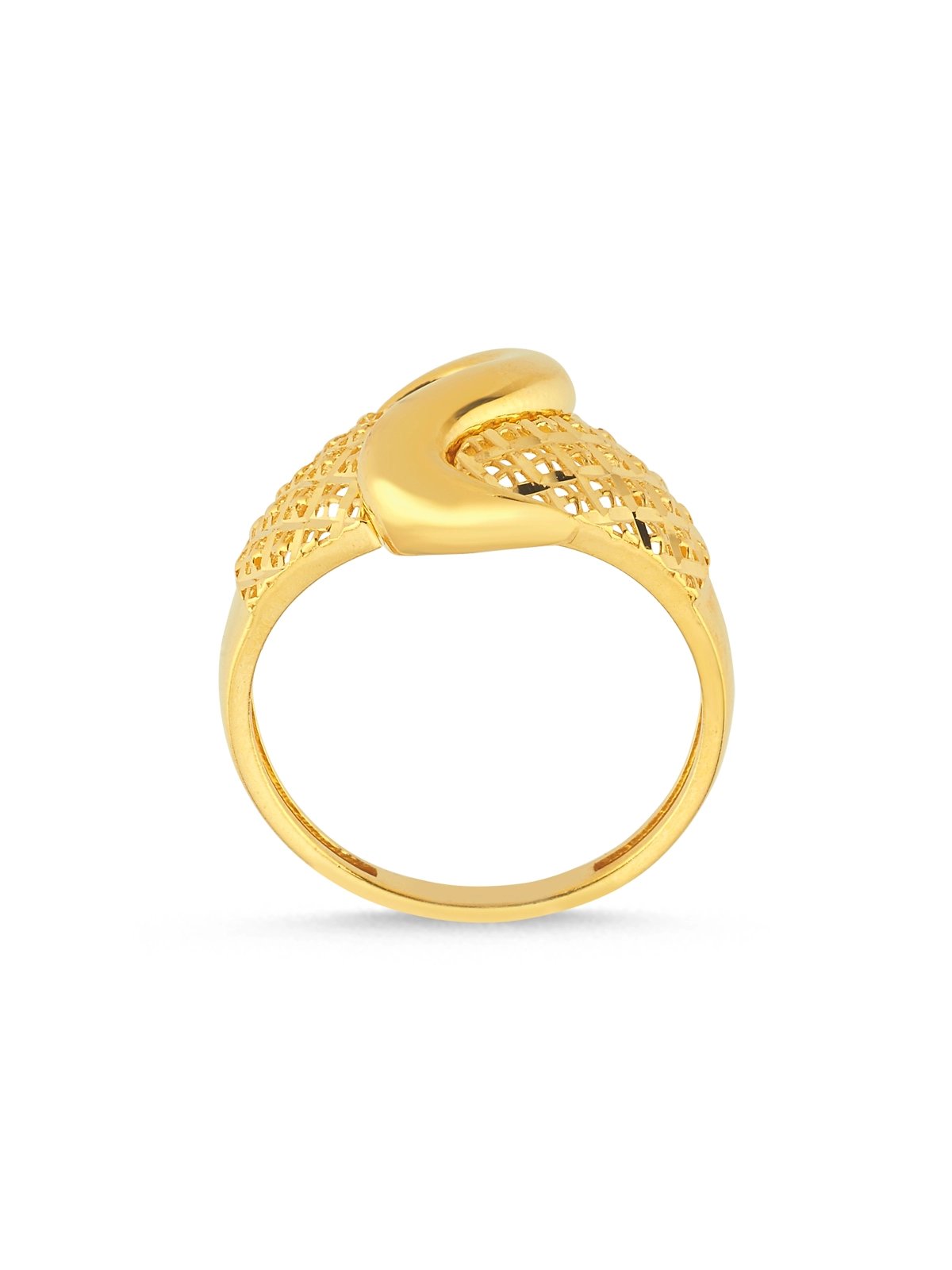 Akış Hasır Altın Yüzük