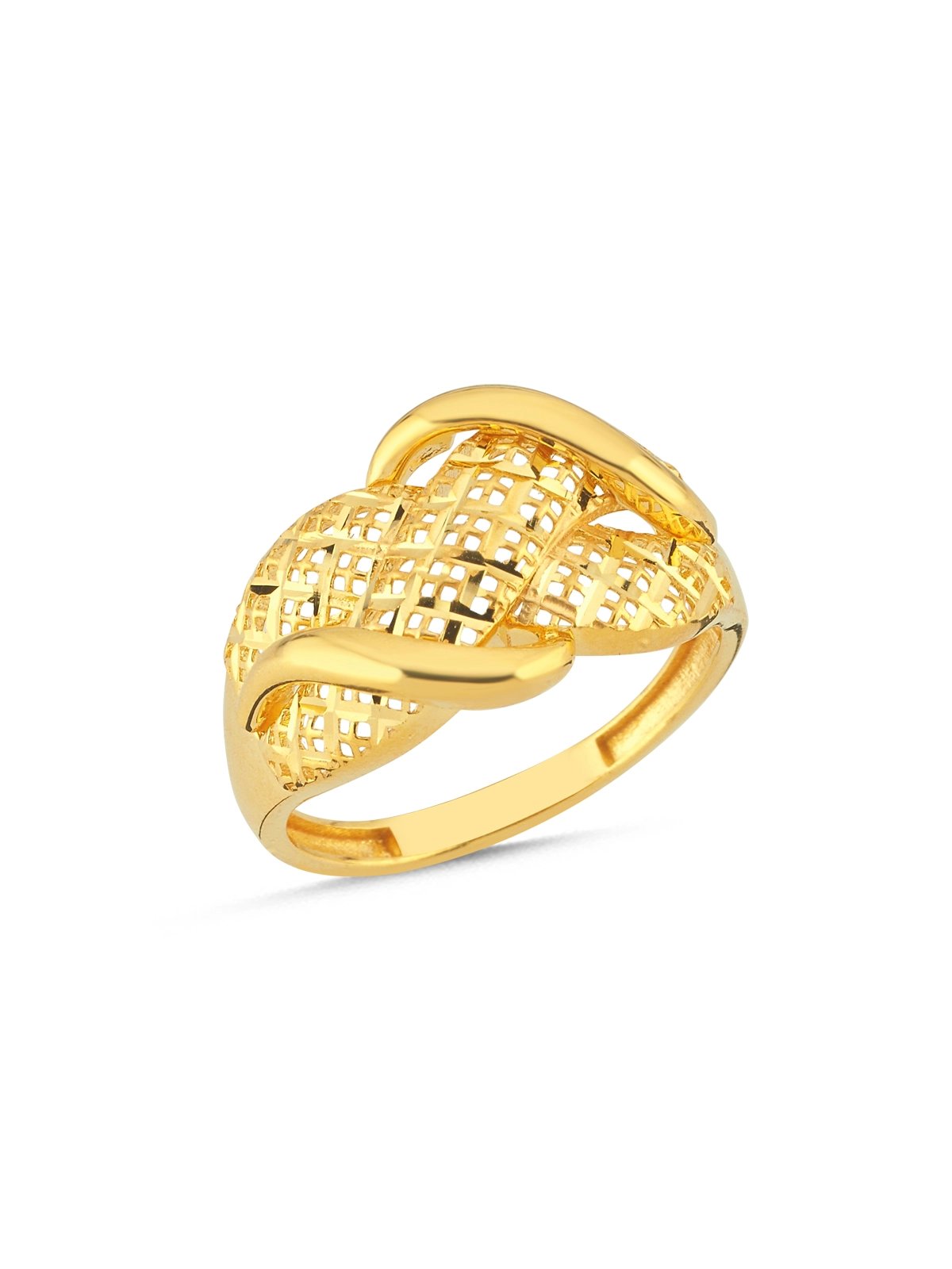 Köprü Hasır Altın Yüzük