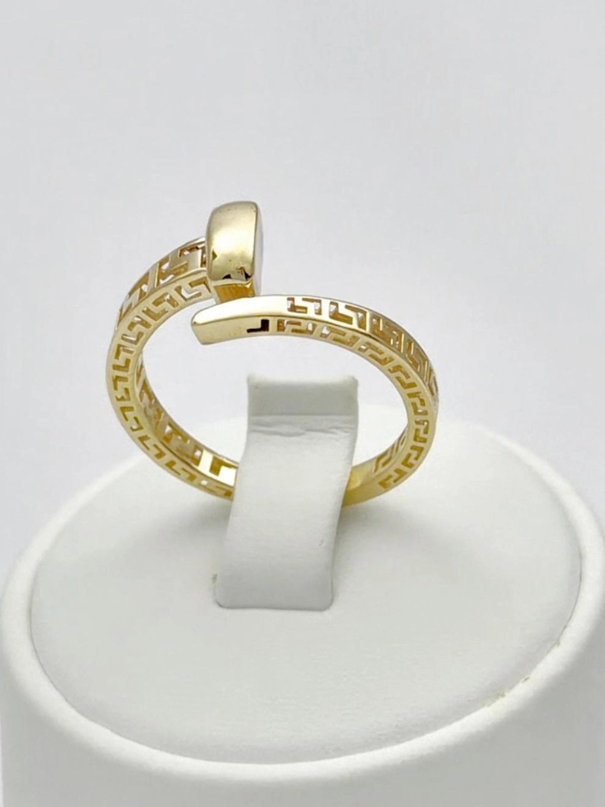 Grek Desen Altın Yüzük