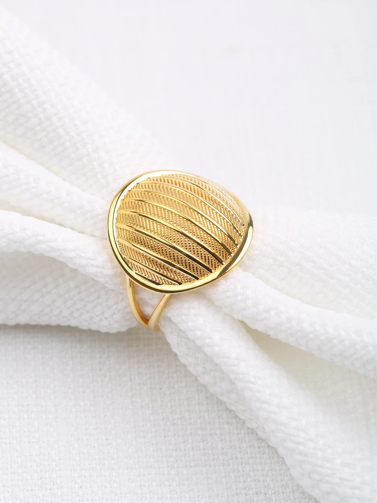 Hasır Desen Altın Yüzük