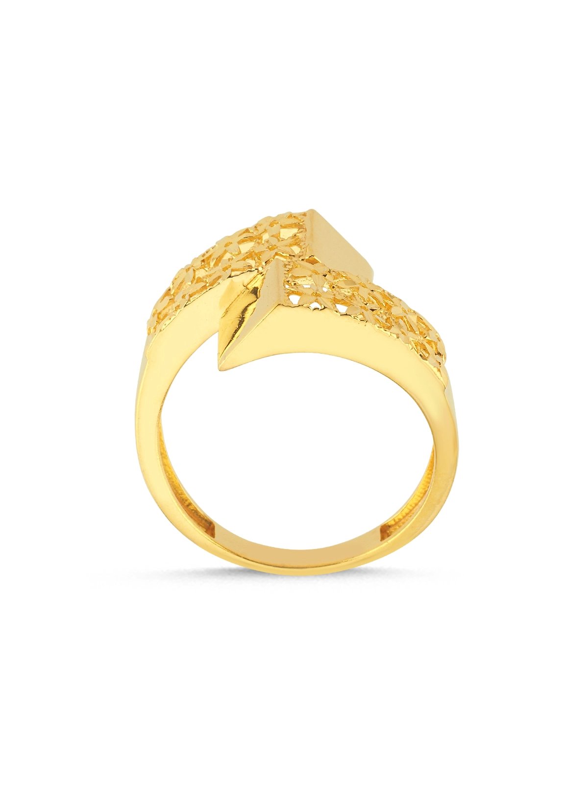 Şerit Motif AltınYüzük