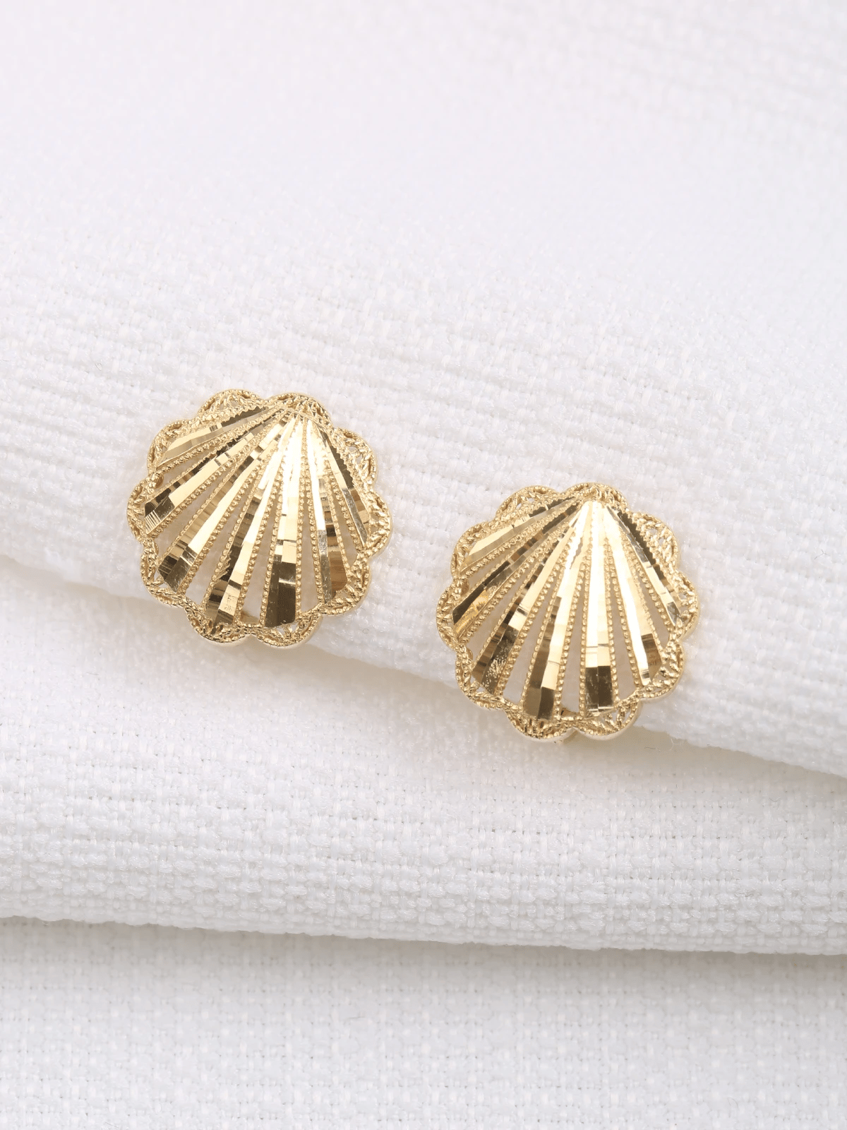 Güz Güneşi Altın Küpe