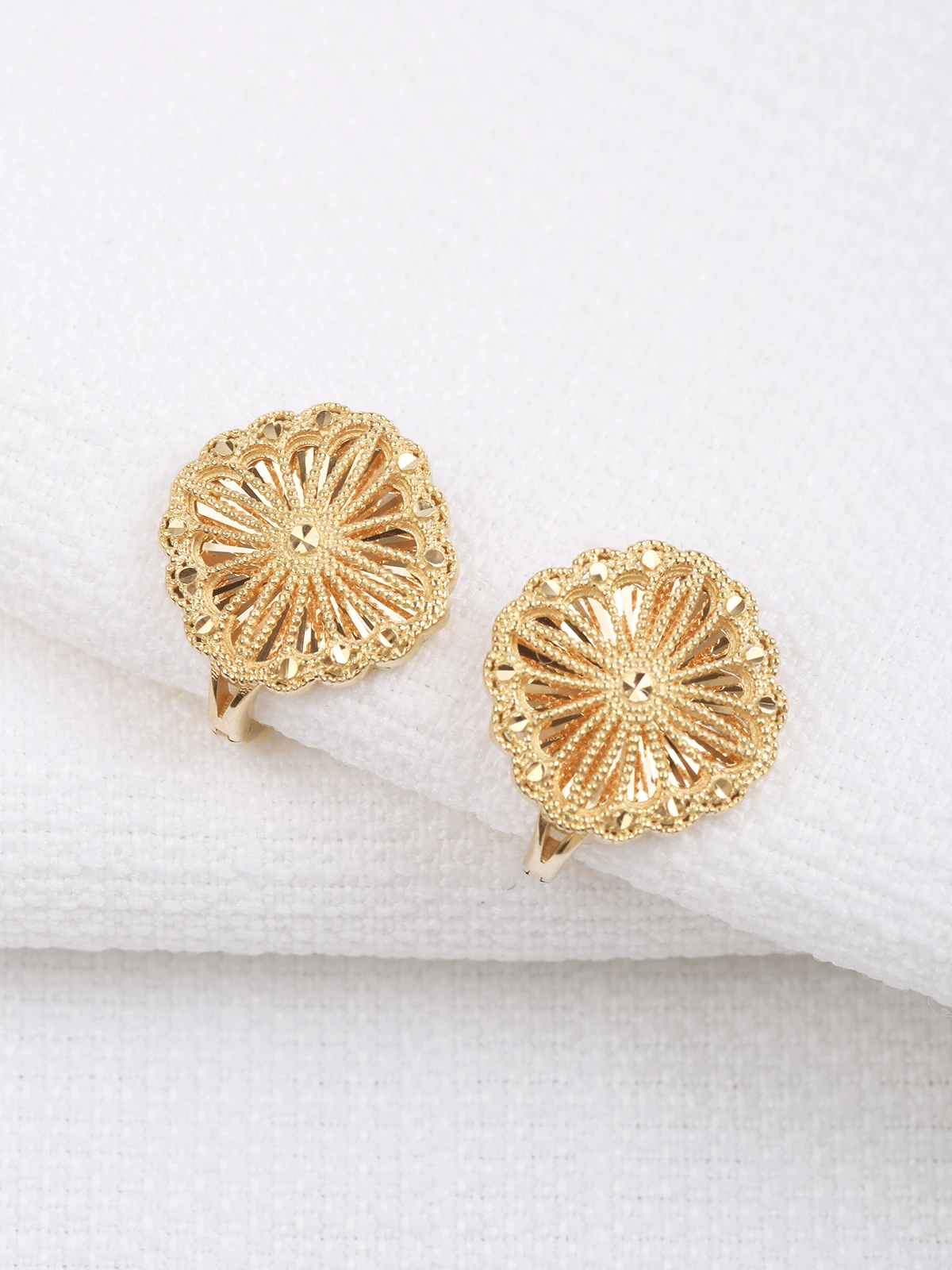 Nakış Altın Küpe