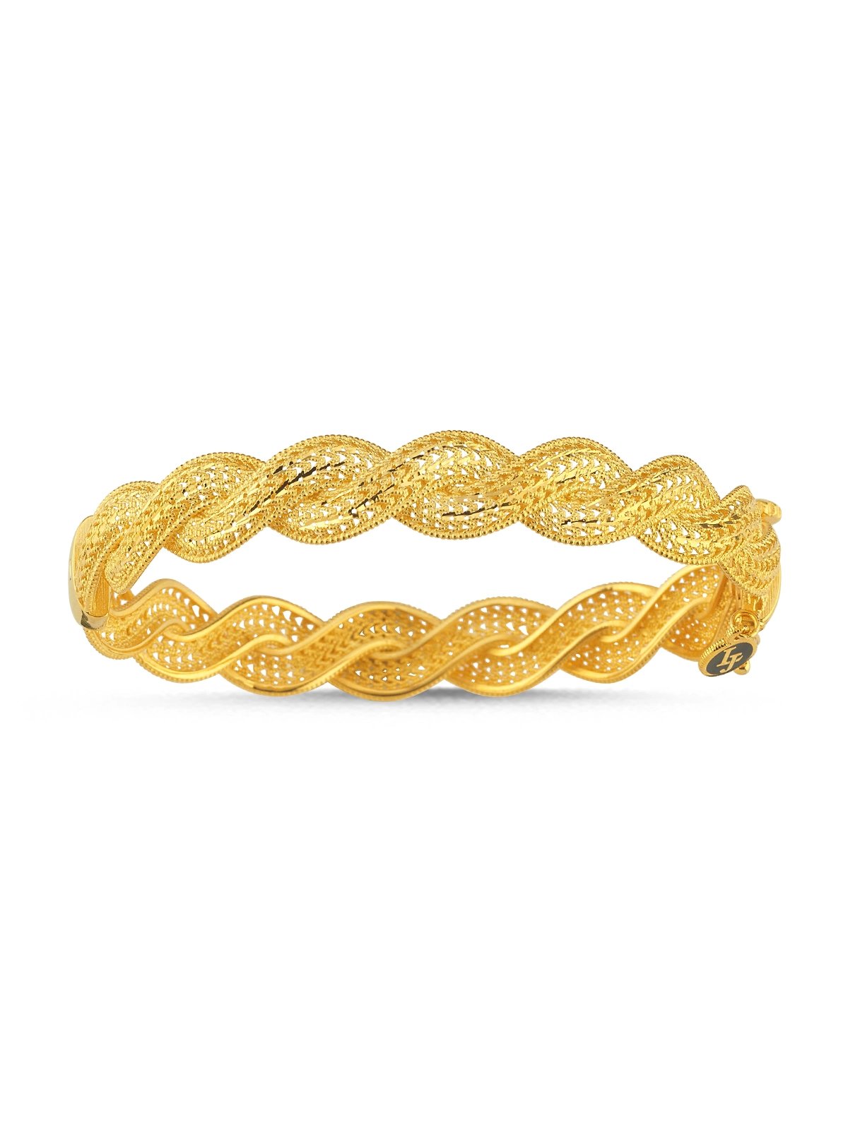 Hasır Örgü Altın Kelepçe