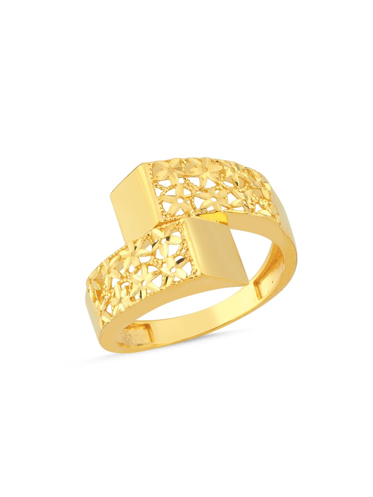 Şerit Motif AltınYüzük