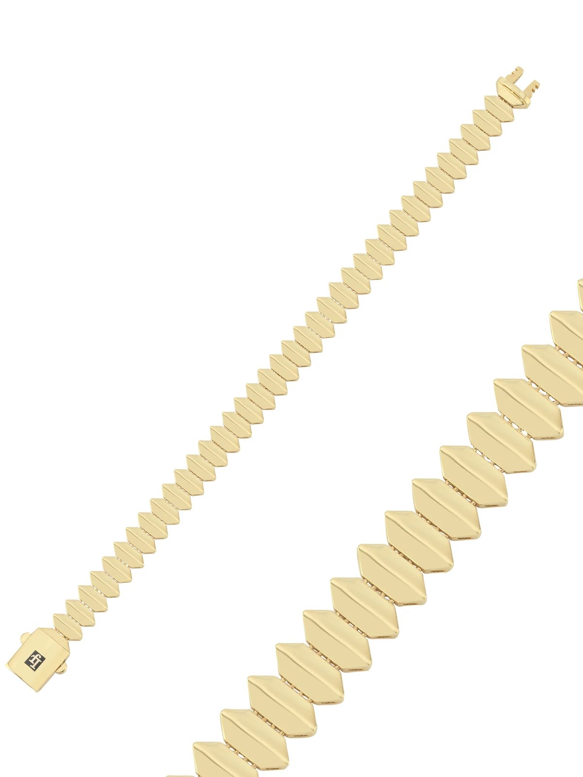 Hexa Kilit Altın Bileklik