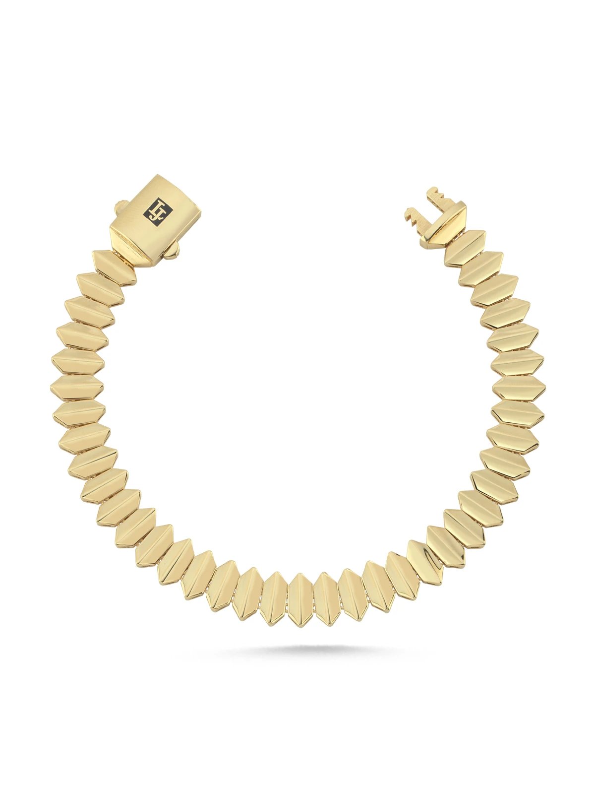 Hexa Kilit Altın Bileklik