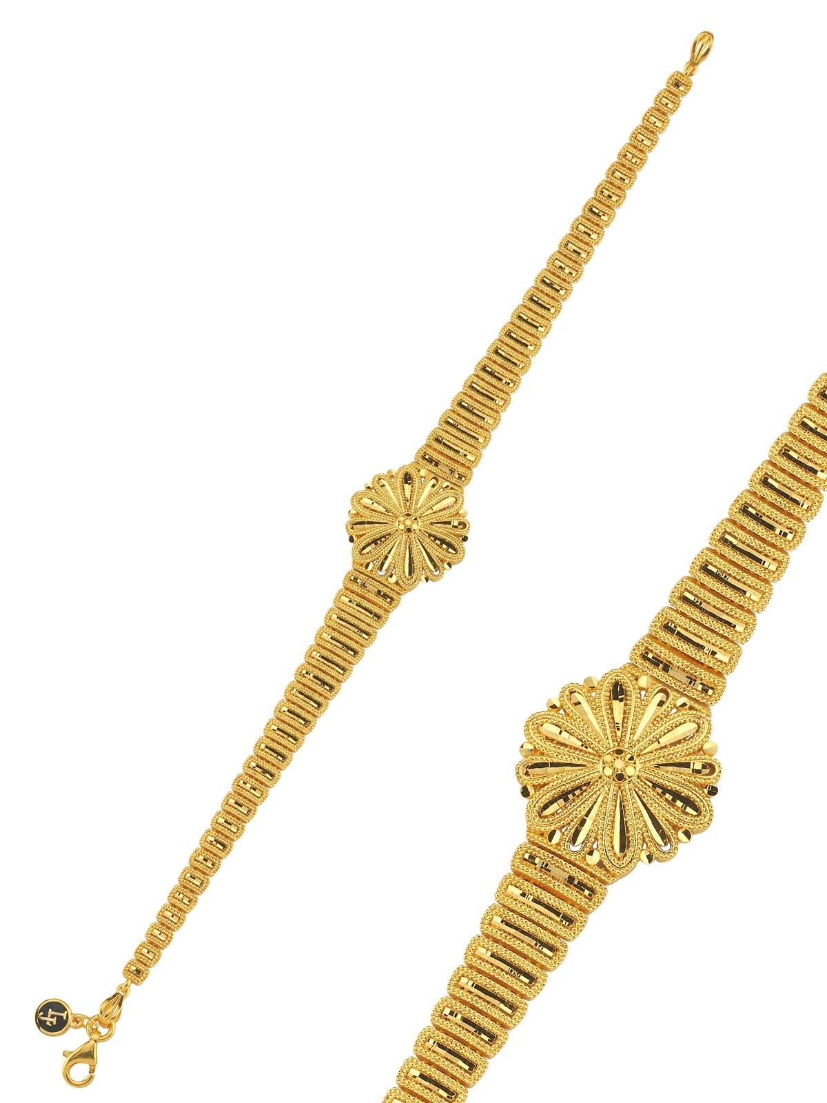 Saray Oyması Altın Bileklik