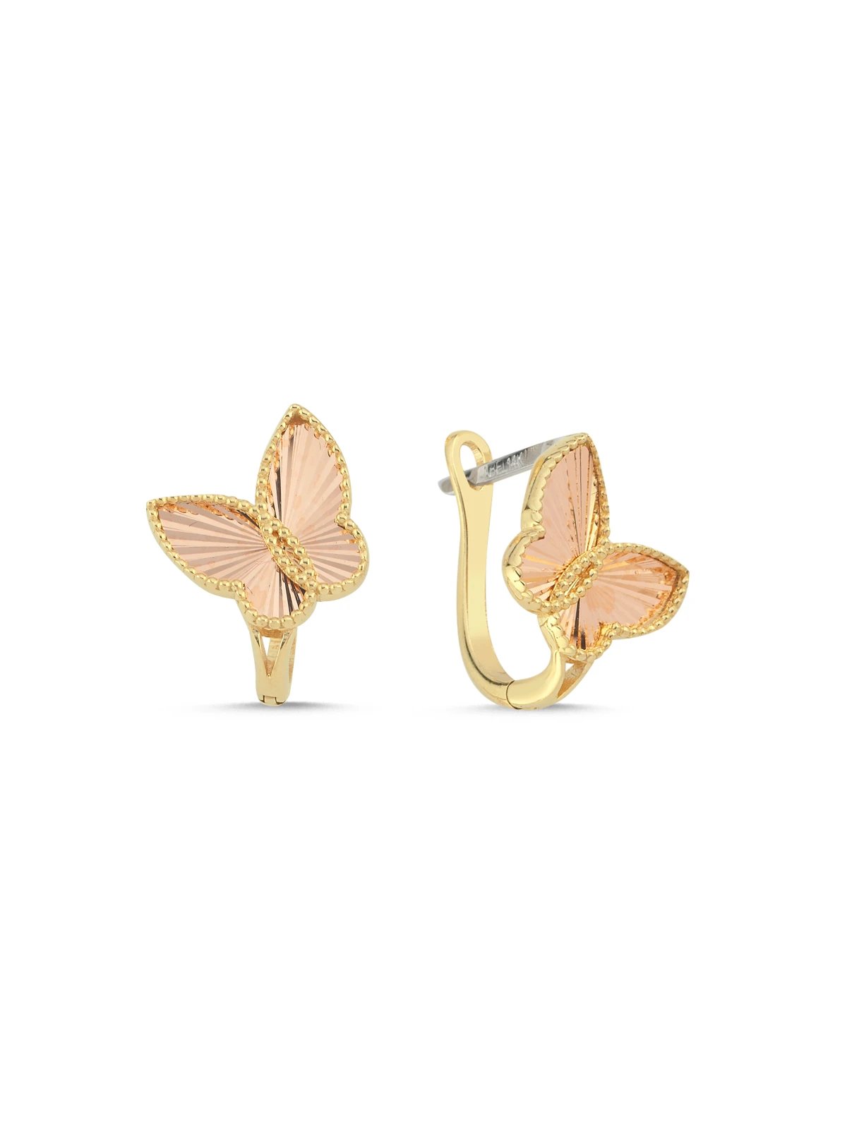 Altın Kelebek Küpe