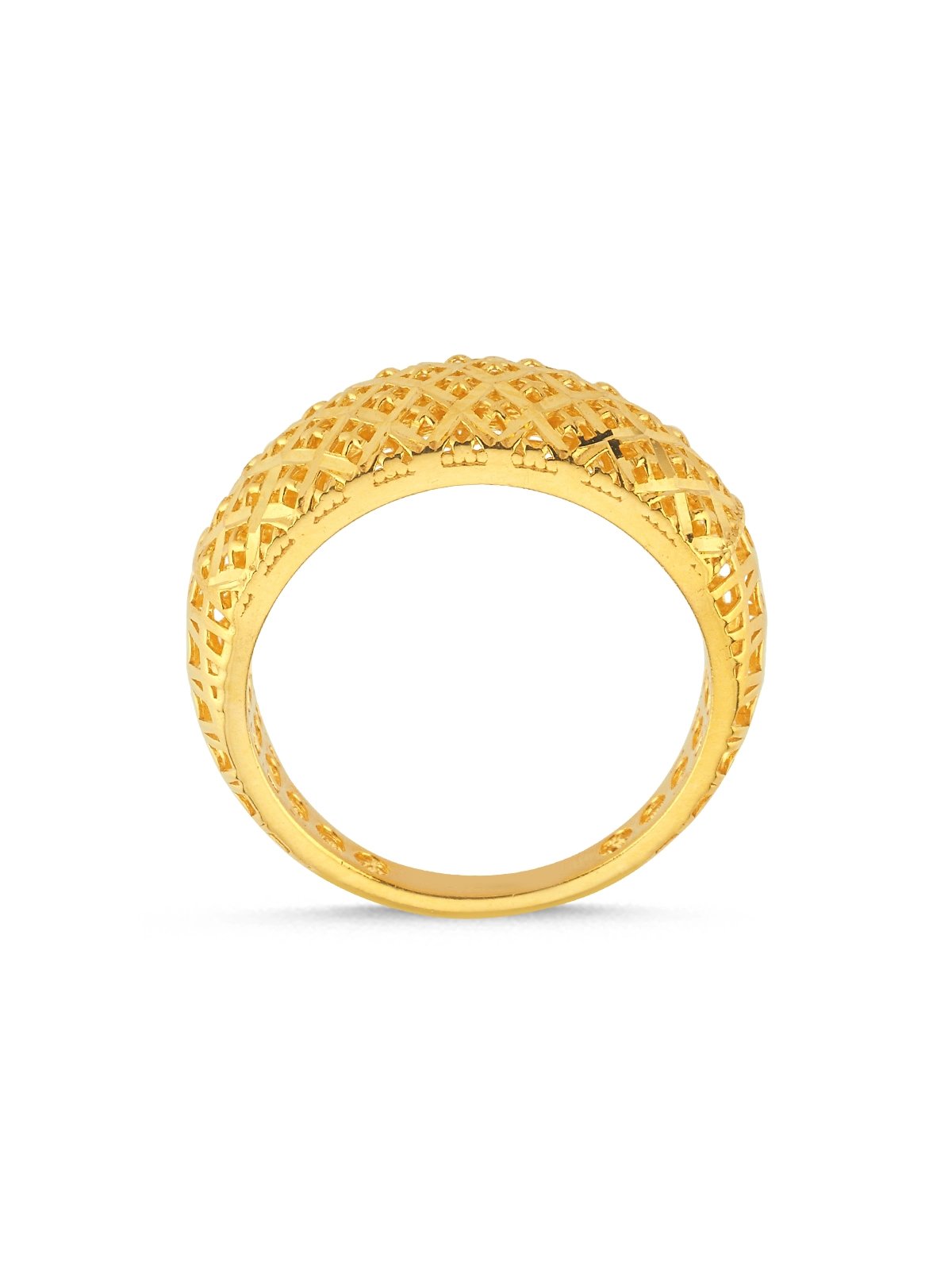 Dirhem Hasır Altın Yüzük