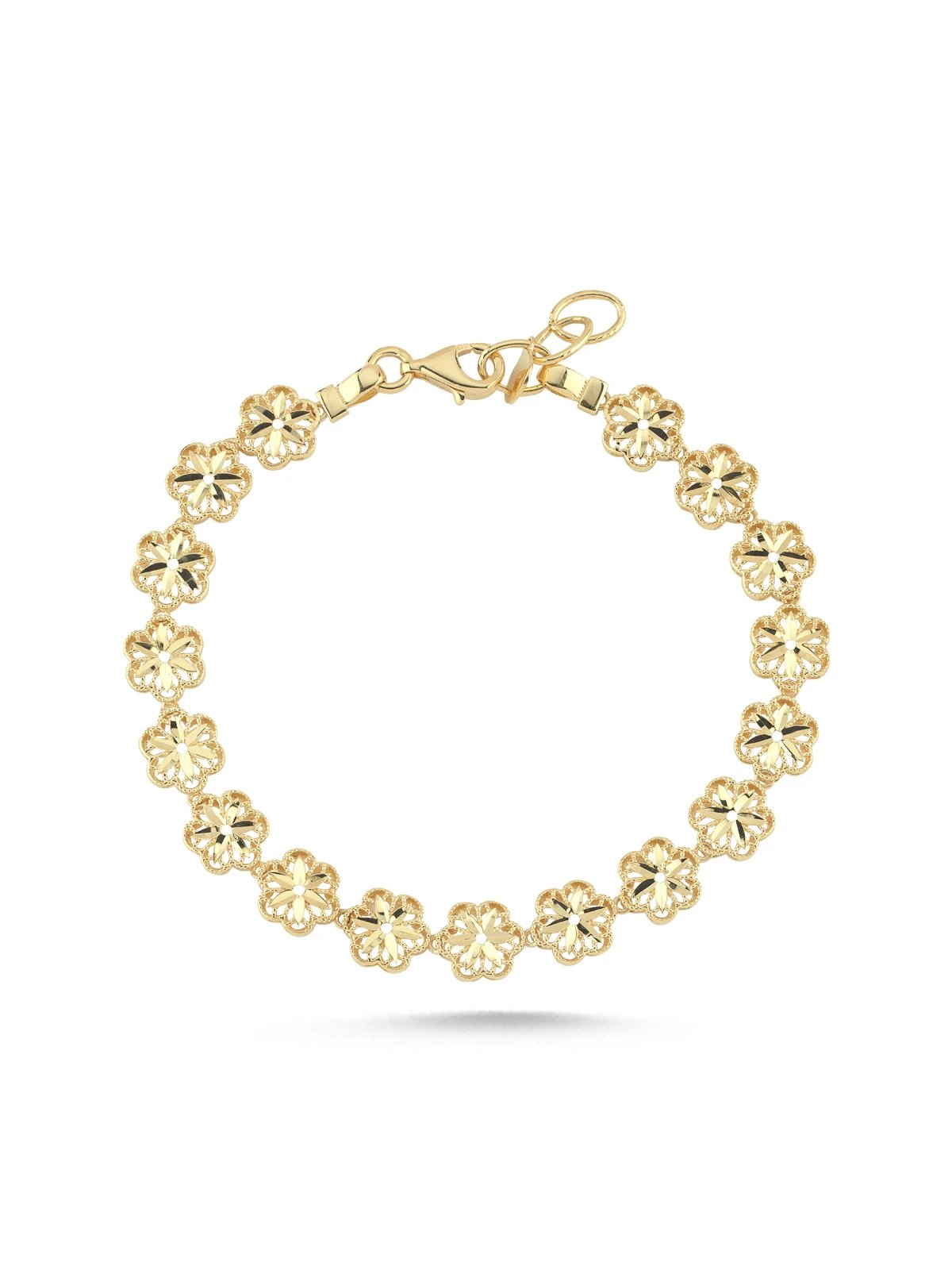 Harman Çiçeği Altın Bileklik