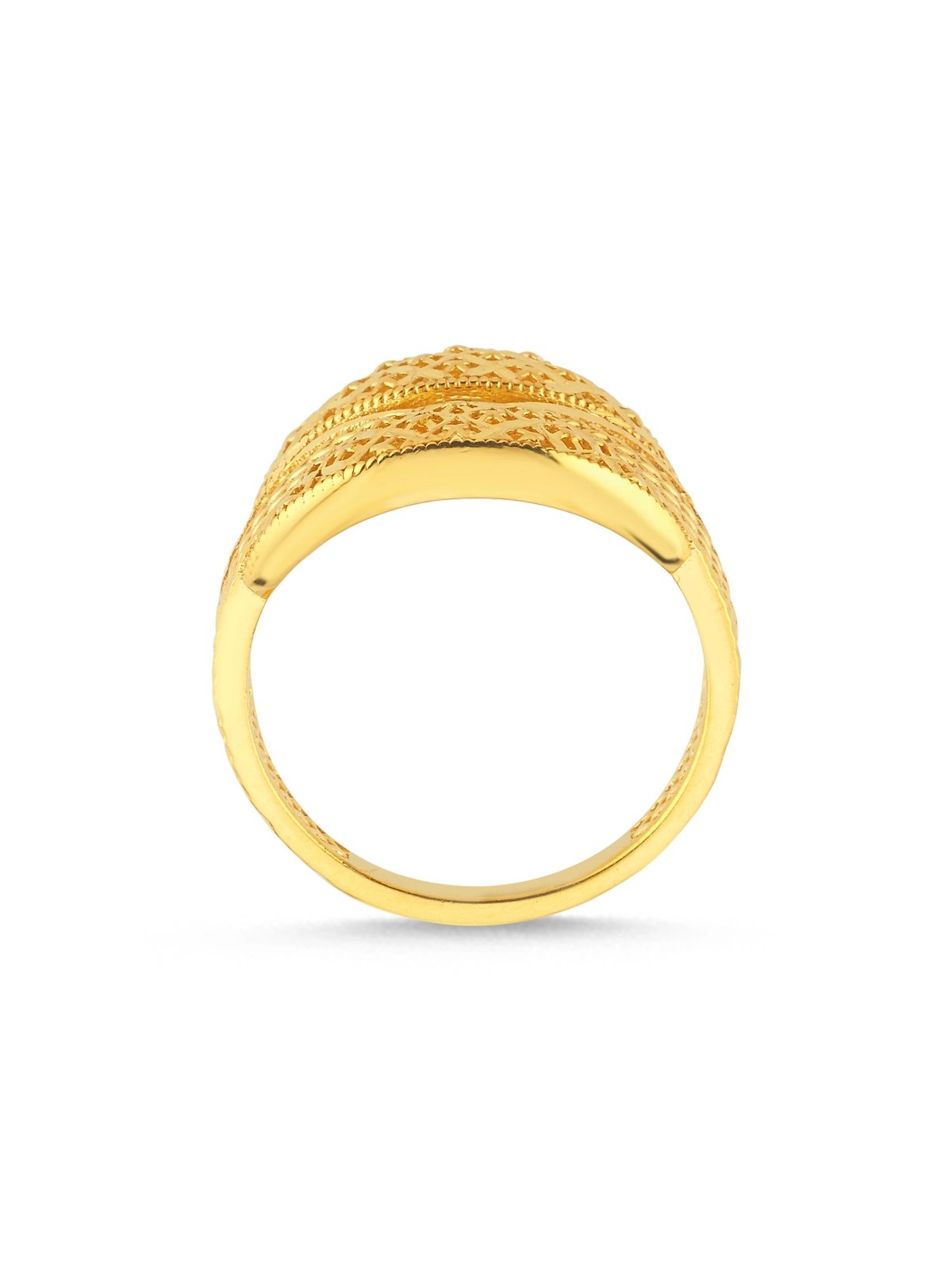 Harman Hasır Altın Yüzük