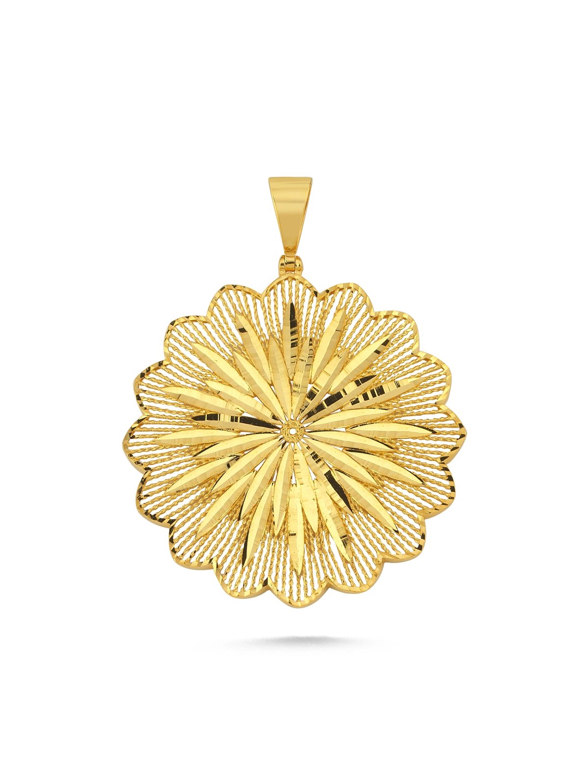 Serâye Işığı Altın Kolye Ucu