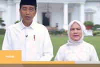 Mengucapkan selamat Idul Fitri, Jokowi berharap menjadi ajang silaturahmi dan membangun kembali tali persaudaraan