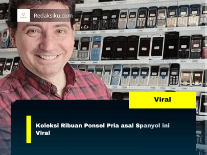 Koleksi Ribuan Ponsel Pria asal Spanyol ini Viral