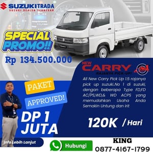 Mobil Pick up Carry 1 juta aja