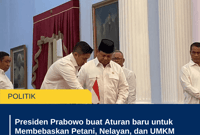 Presiden Prabowo buat Aturan baru untuk Membebaskan Petani, Nelayan, dan UMKM dari Utang