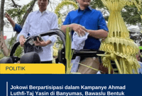 Jokowi Berpartisipasi dalam Kampanye Ahmad Luthfi-Taj Yasin di Banyumas, Bawaslu Bentuk Tim Investigasi Pelanggaran